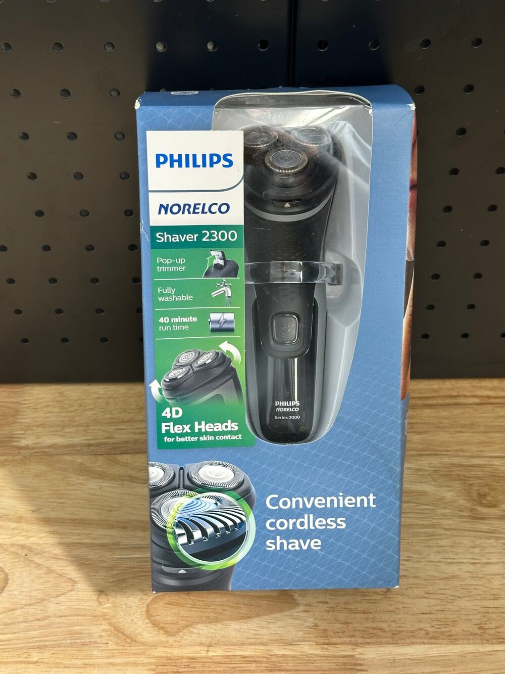 Philips Norelco Shaver 2300 Rechargeable Pop Up Trimmer, Black.